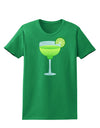 Green Margarita with Lime - Cinco de Mayo Womens Dark T-Shirt by TooLoud-Womens T-Shirt-TooLoud-Kelly-Green-X-Small-Davson Sales