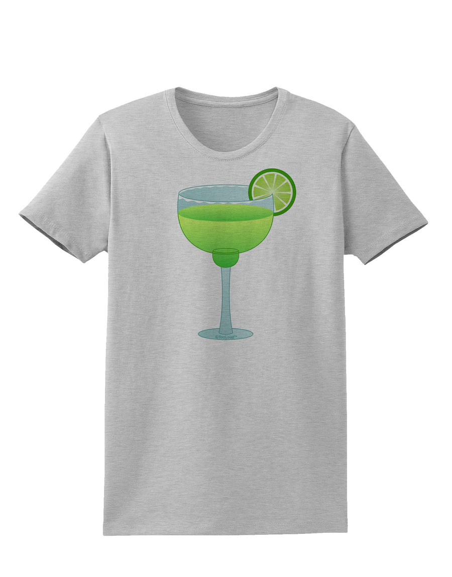 Green Margarita with Lime - Cinco de Mayo Womens T-Shirt by TooLoud-Womens T-Shirt-TooLoud-White-X-Small-Davson Sales