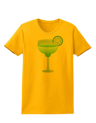 Green Margarita with Lime - Cinco de Mayo Womens T-Shirt by TooLoud-Womens T-Shirt-TooLoud-Gold-X-Small-Davson Sales