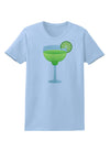 Green Margarita with Lime - Cinco de Mayo Womens T-Shirt by TooLoud-Womens T-Shirt-TooLoud-Light-Blue-X-Small-Davson Sales