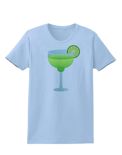 Green Margarita with Lime - Cinco de Mayo Womens T-Shirt by TooLoud-Womens T-Shirt-TooLoud-Light-Blue-X-Small-Davson Sales