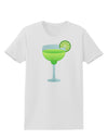 Green Margarita with Lime - Cinco de Mayo Womens T-Shirt by TooLoud-Womens T-Shirt-TooLoud-White-X-Small-Davson Sales