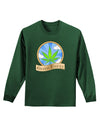 Green Party Symbol Adult Long Sleeve Dark T-Shirt-TooLoud-Dark-Green-Small-Davson Sales