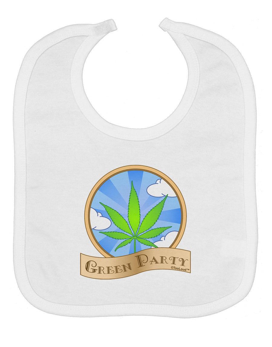 Green Party Symbol Baby Bib