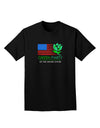 Green Party US Flag Adult Dark T-Shirt-Mens T-Shirt-TooLoud-Black-Small-Davson Sales