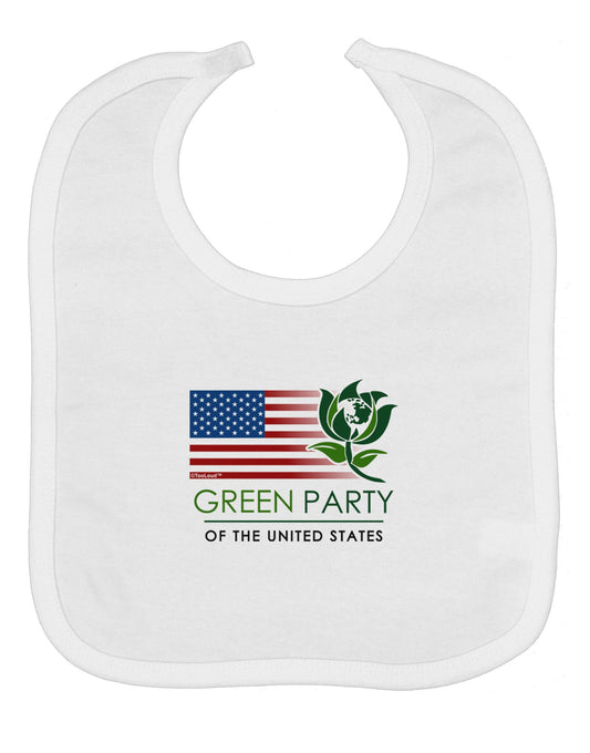 Green Party US Flag Baby Bib