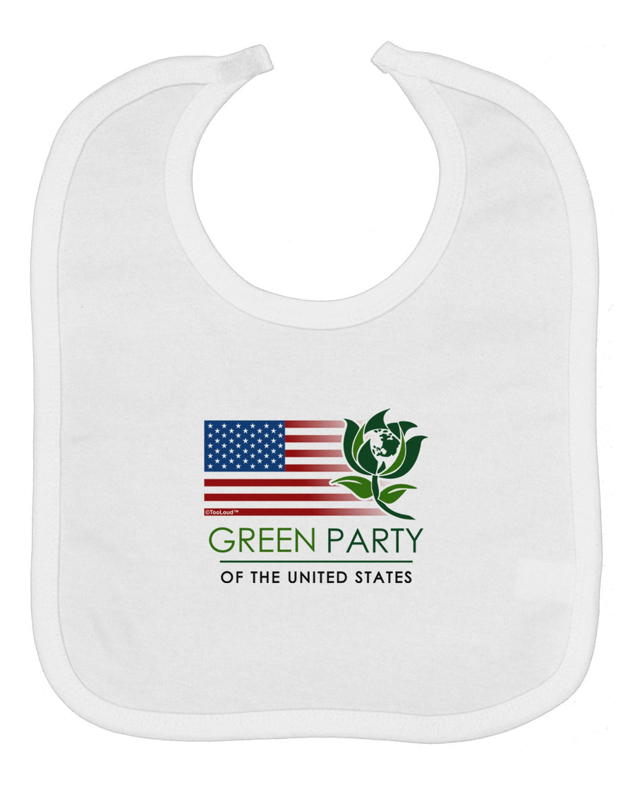 Green Party US Flag Baby Bib