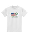 Green Party US Flag Childrens T-Shirt-Childrens T-Shirt-TooLoud-White-X-Small-Davson Sales