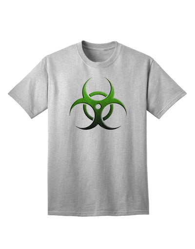 Green Stone-Apocalypse Adult T-Shirt featuring the Biohazard Symbol-Mens T-shirts-TooLoud-AshGray-Small-Davson Sales