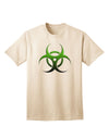 Green Stone-Apocalypse Adult T-Shirt featuring the Biohazard Symbol-Mens T-shirts-TooLoud-Natural-Small-Davson Sales