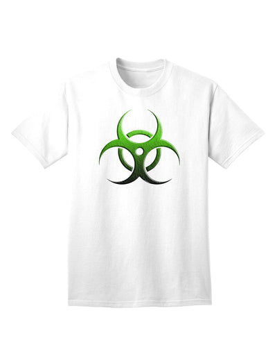 Green Stone-Apocalypse Adult T-Shirt featuring the Biohazard Symbol-Mens T-shirts-TooLoud-White-Small-Davson Sales