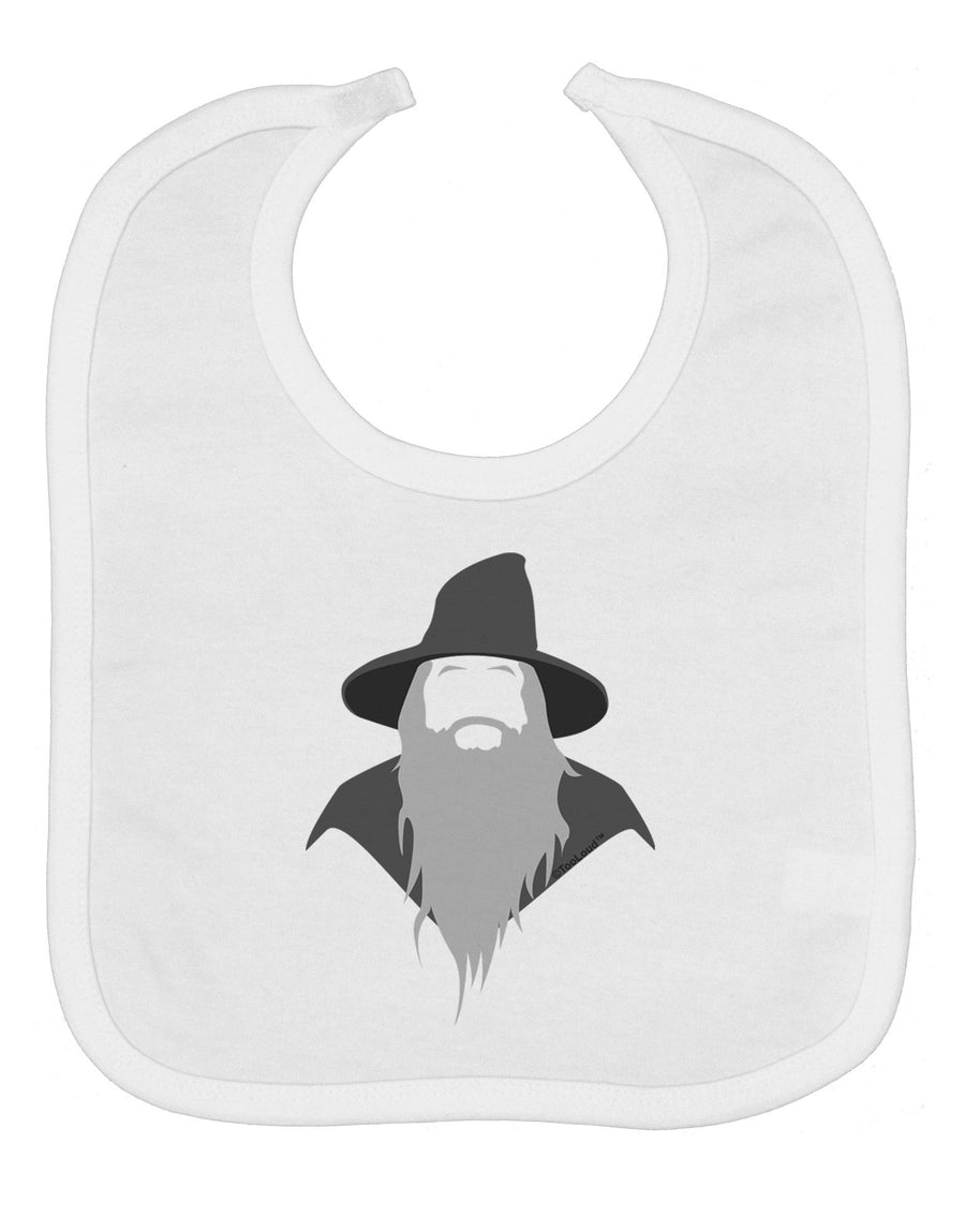 Grey Wizard Baby Bib