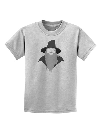 Grey Wizard Childrens T-Shirt-Childrens T-Shirt-TooLoud-AshGray-X-Small-Davson Sales