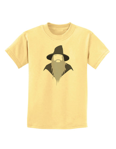 Grey Wizard Childrens T-Shirt-Childrens T-Shirt-TooLoud-Daffodil-Yellow-X-Small-Davson Sales