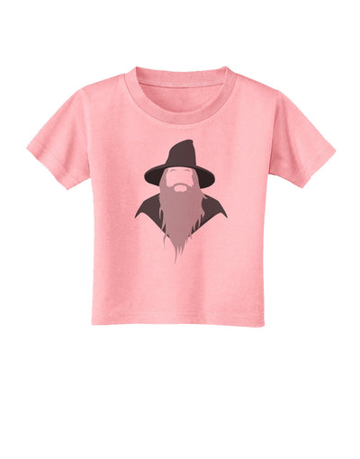 Grey Wizard Toddler T-Shirt-Toddler T-Shirt-TooLoud-Candy-Pink-2T-Davson Sales