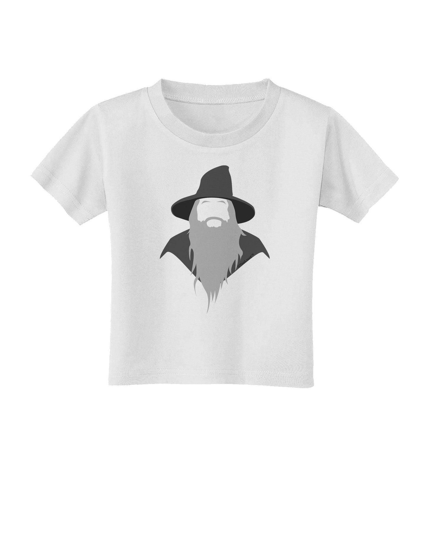 Grey Wizard Toddler T-Shirt-Toddler T-Shirt-TooLoud-White-2T-Davson Sales