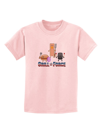 Grill Force Childrens T-Shirt-Childrens T-Shirt-TooLoud-PalePink-X-Small-Davson Sales