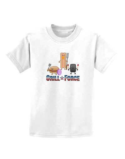 Grill Force Childrens T-Shirt-Childrens T-Shirt-TooLoud-White-X-Small-Davson Sales