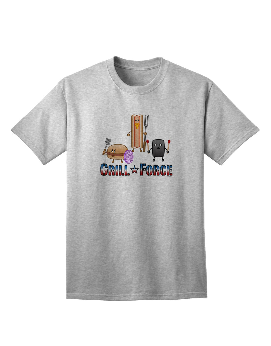 Grill Force Premium Adult T-Shirt-Mens T-shirts-TooLoud-White-Small-Davson Sales