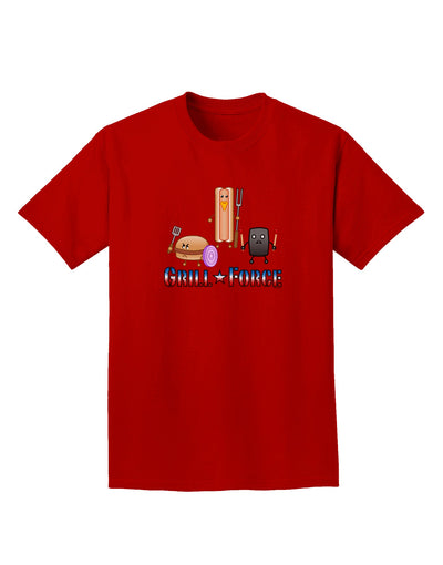 Grill Force Premium Adult T-Shirt-Mens T-shirts-TooLoud-Red-Small-Davson Sales