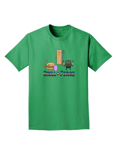 Grill Force Premium Adult T-Shirt-Mens T-shirts-TooLoud-Kelly-Green-Small-Davson Sales