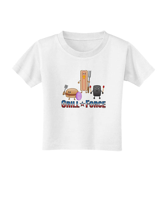 Grill Force Toddler T-Shirt-Toddler T-Shirt-TooLoud-White-2T-Davson Sales