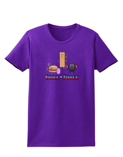 Grill Force Womens T-Shirt-Womens T-Shirt-TooLoud-Purple-X-Small-Davson Sales