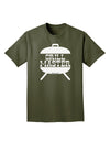 Grill Master Grill Design Adult Dark T-Shirt-Mens T-Shirt-TooLoud-Military-Green-Small-Davson Sales