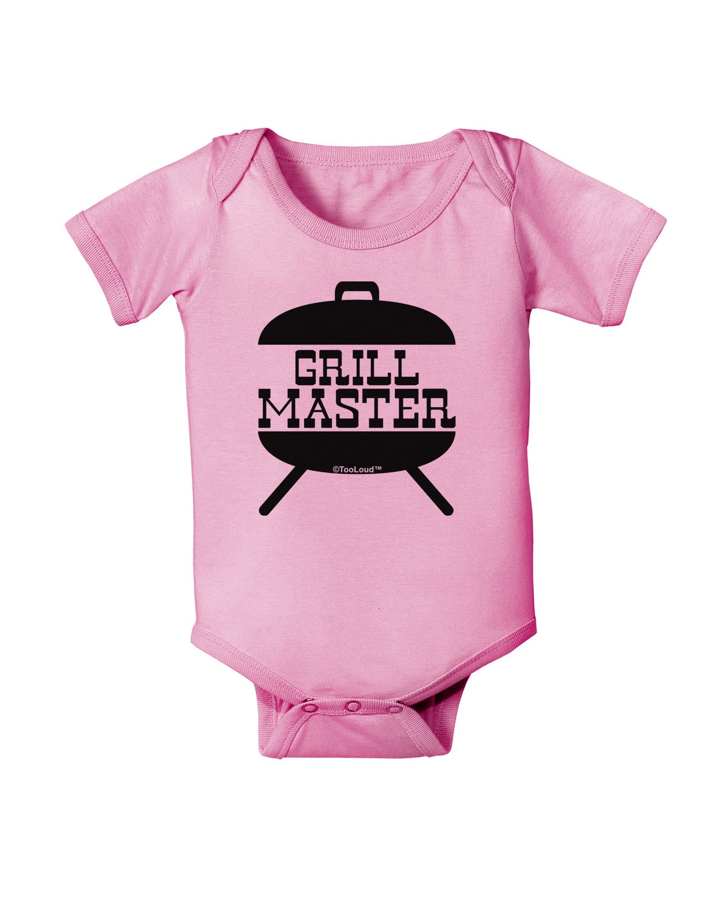 Grill Master Grill Design Baby Romper Bodysuit-Baby Romper-TooLoud-Light-Pink-06-Months-Davson Sales