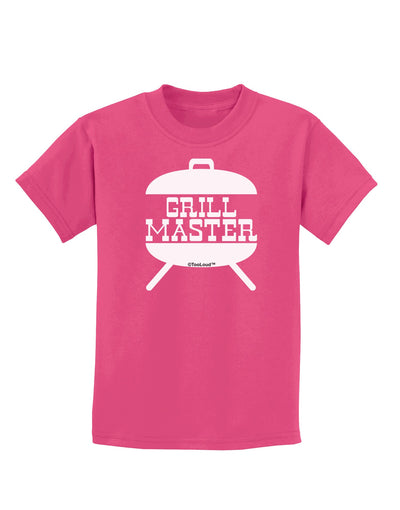 Grill Master Grill Design Childrens Dark T-Shirt-Childrens T-Shirt-TooLoud-Sangria-X-Small-Davson Sales