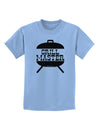 Grill Master Grill Design Childrens T-Shirt-Childrens T-Shirt-TooLoud-Light-Blue-X-Small-Davson Sales