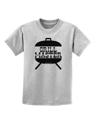 Grill Master Grill Design Childrens T-Shirt-Childrens T-Shirt-TooLoud-AshGray-X-Small-Davson Sales