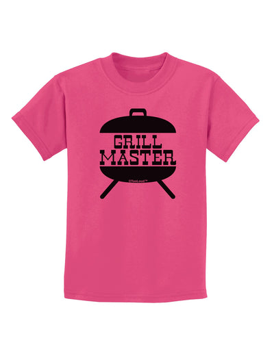 Grill Master Grill Design Childrens T-Shirt-Childrens T-Shirt-TooLoud-Sangria-X-Small-Davson Sales