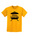 Grill Master Grill Design Childrens T-Shirt-Childrens T-Shirt-TooLoud-Gold-X-Small-Davson Sales