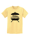 Grill Master Grill Design Childrens T-Shirt-Childrens T-Shirt-TooLoud-Daffodil-Yellow-X-Small-Davson Sales