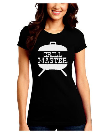 Grill Master Grill Design Juniors Crew Dark T-Shirt-T-Shirts Juniors Tops-TooLoud-Black-Juniors Fitted Small-Davson Sales