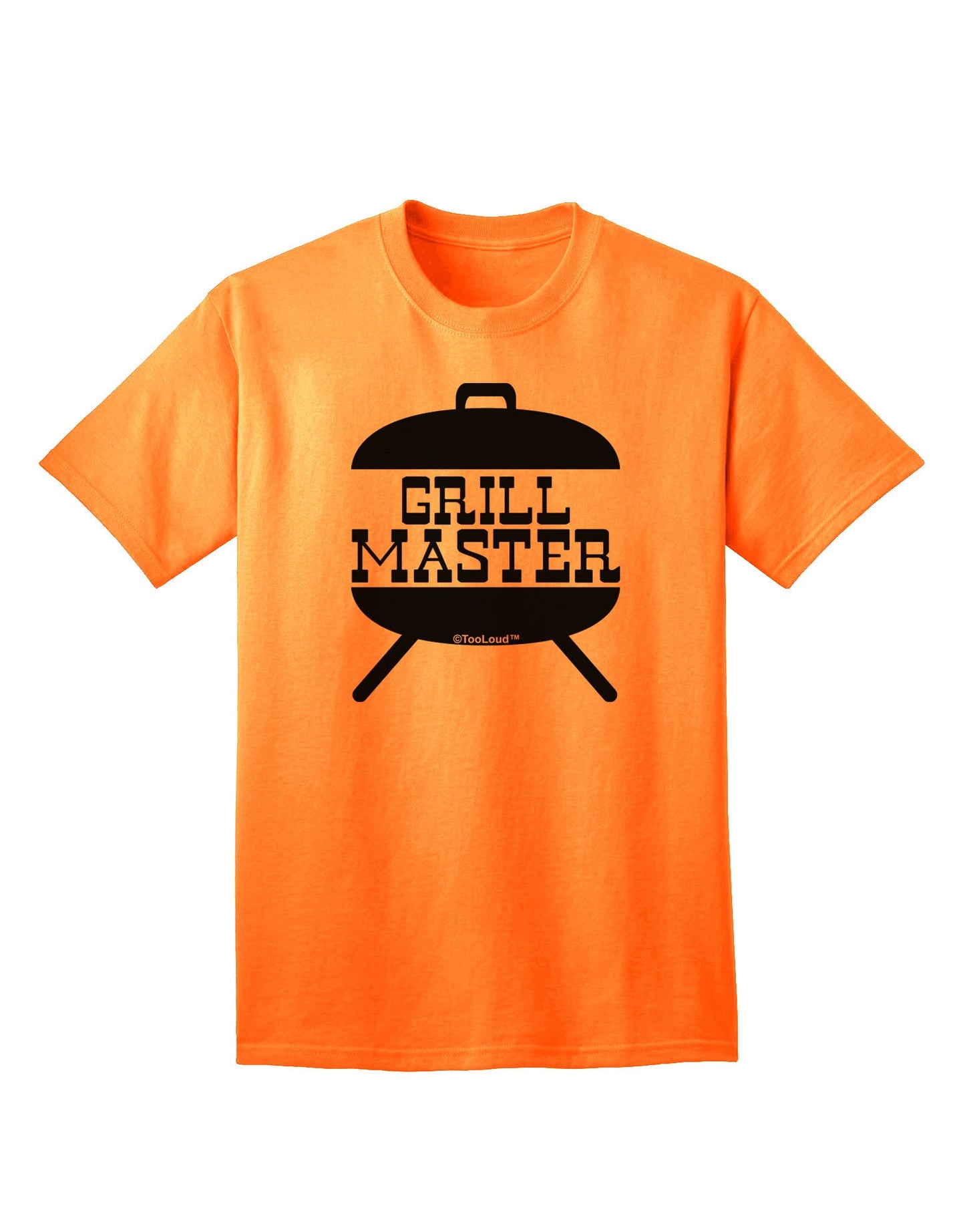 Grill Master Grill Design Men's T-Shirt for the Avid Barbecue Enthusiast-Mens T-shirts-TooLoud-Neon-Orange-Small-Davson Sales