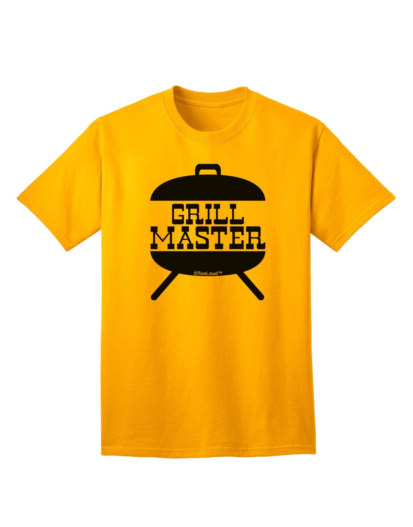 Grill Master Grill Design Men's T-Shirt for the Avid Barbecue Enthusiast-Mens T-shirts-TooLoud-Gold-Small-Davson Sales