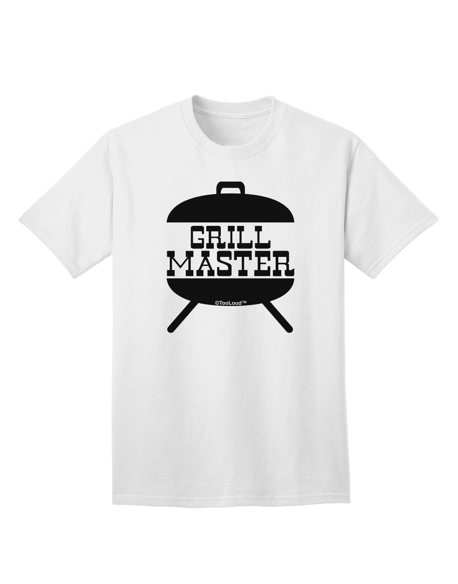 Grill Master Grill Design Men's T-Shirt for the Avid Barbecue Enthusiast-Mens T-shirts-TooLoud-White-Small-Davson Sales