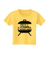 Grill Master Grill Design Toddler T-Shirt-Toddler T-Shirt-TooLoud-Yellow-2T-Davson Sales