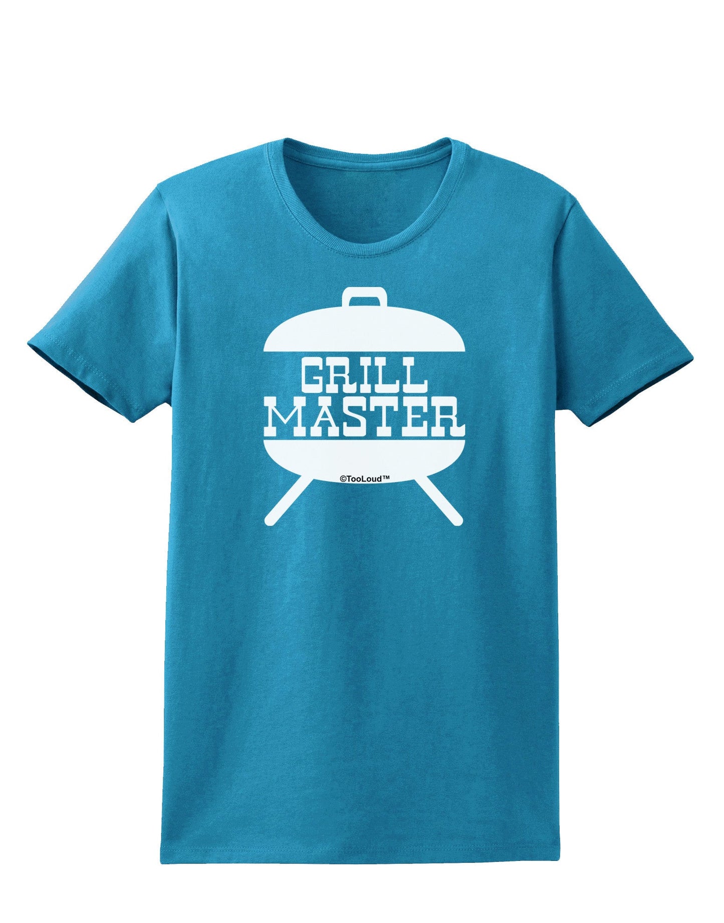 Grill Master Grill Design Womens Dark T-Shirt-Womens T-Shirt-TooLoud-Turquoise-X-Small-Davson Sales