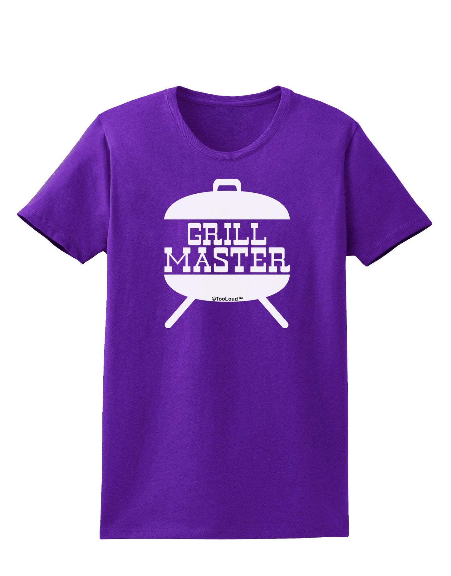 Grill Master Grill Design Womens Dark T-Shirt-Womens T-Shirt-TooLoud-Purple-X-Small-Davson Sales