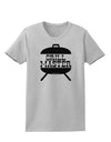 Grill Master Grill Design Womens T-Shirt-Womens T-Shirt-TooLoud-AshGray-X-Small-Davson Sales