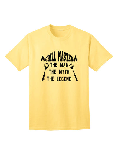 Grill Master: The Exemplary Adult T-Shirt for the Legendary Enthusiast-Mens T-shirts-TooLoud-Yellow-Small-Davson Sales