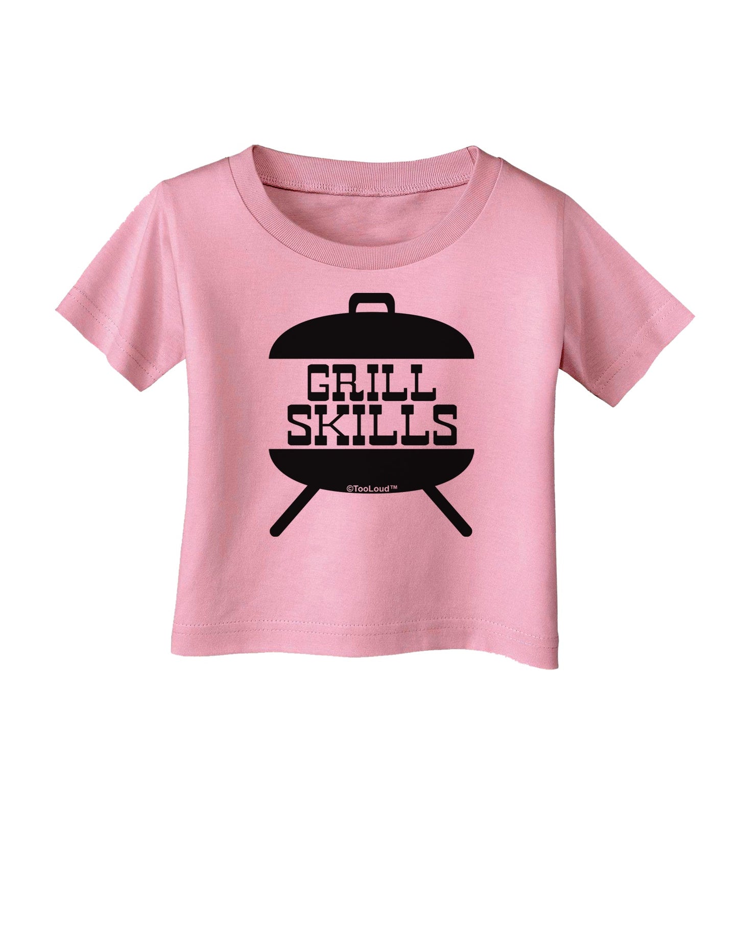 Grill Skills Grill Design Infant T-Shirt by TooLoud-Infant T-Shirt-TooLoud-Candy-Pink-06-Months-Davson Sales