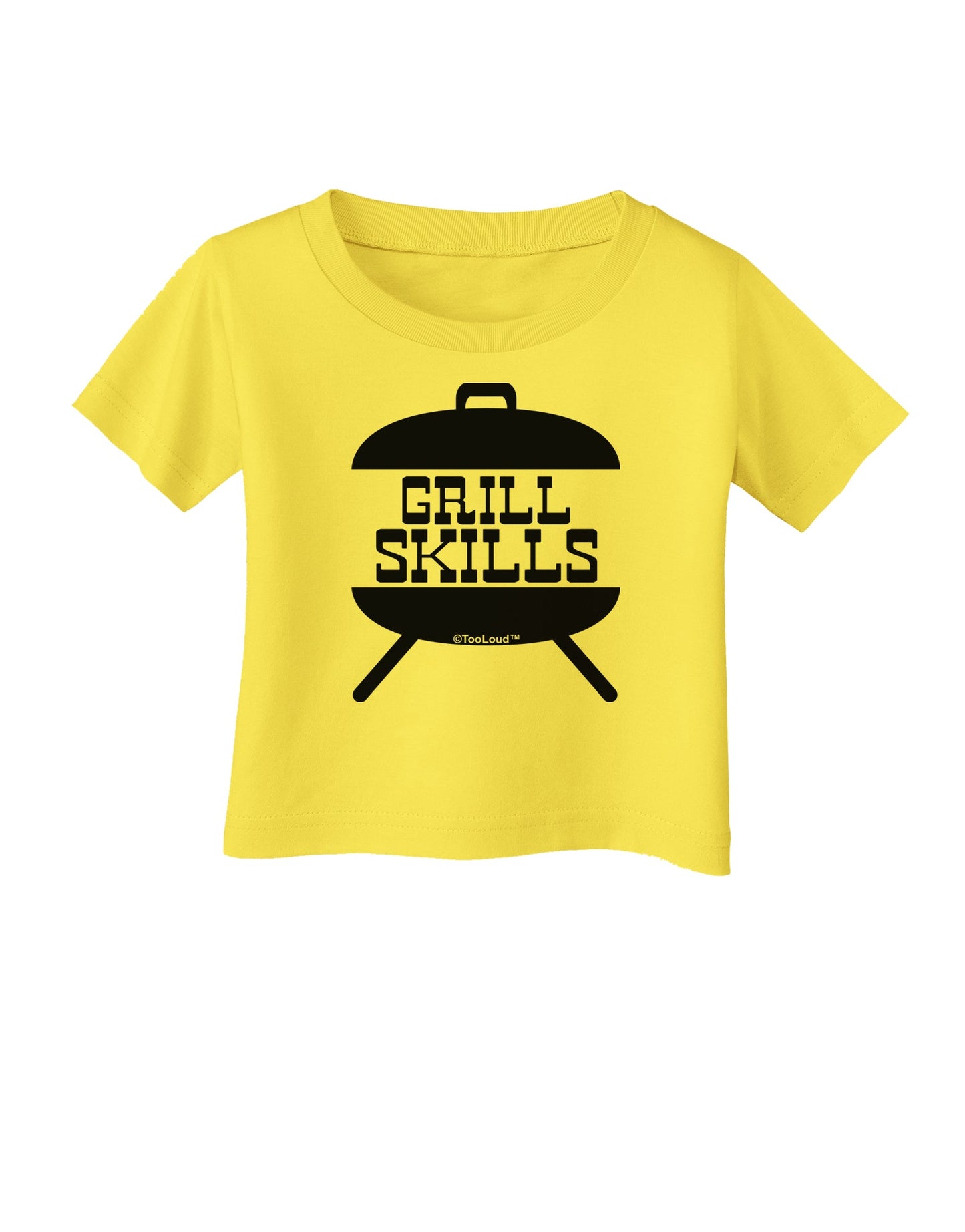 Grill Skills Grill Design Infant T-Shirt by TooLoud-Infant T-Shirt-TooLoud-Yellow-06-Months-Davson Sales