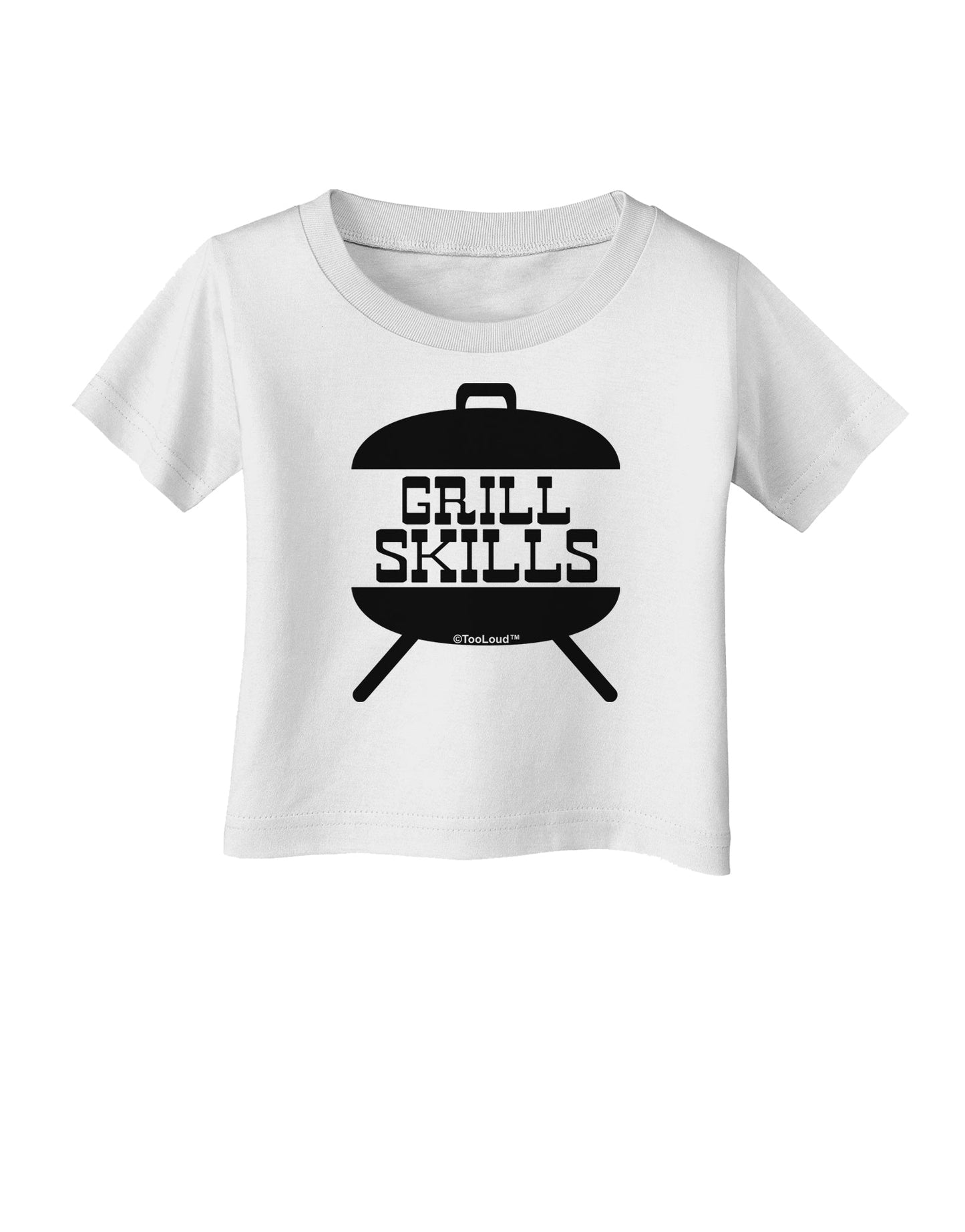 Grill Skills Grill Design Infant T-Shirt by TooLoud-Infant T-Shirt-TooLoud-White-06-Months-Davson Sales