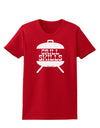 Grill Skills Grill Design Womens Dark T-Shirt by TooLoud-Womens T-Shirt-TooLoud-Red-X-Small-Davson Sales