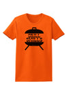 Grill Skills Grill Design Womens T-Shirt by TooLoud-Womens T-Shirt-TooLoud-Orange-X-Small-Davson Sales