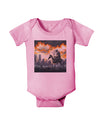 Grimm Reaper Halloween Design Baby Romper Bodysuit-Baby Romper-TooLoud-Pink-06-Months-Davson Sales
